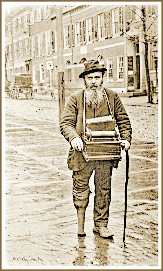 Organ Grinder Philadelphia 1897